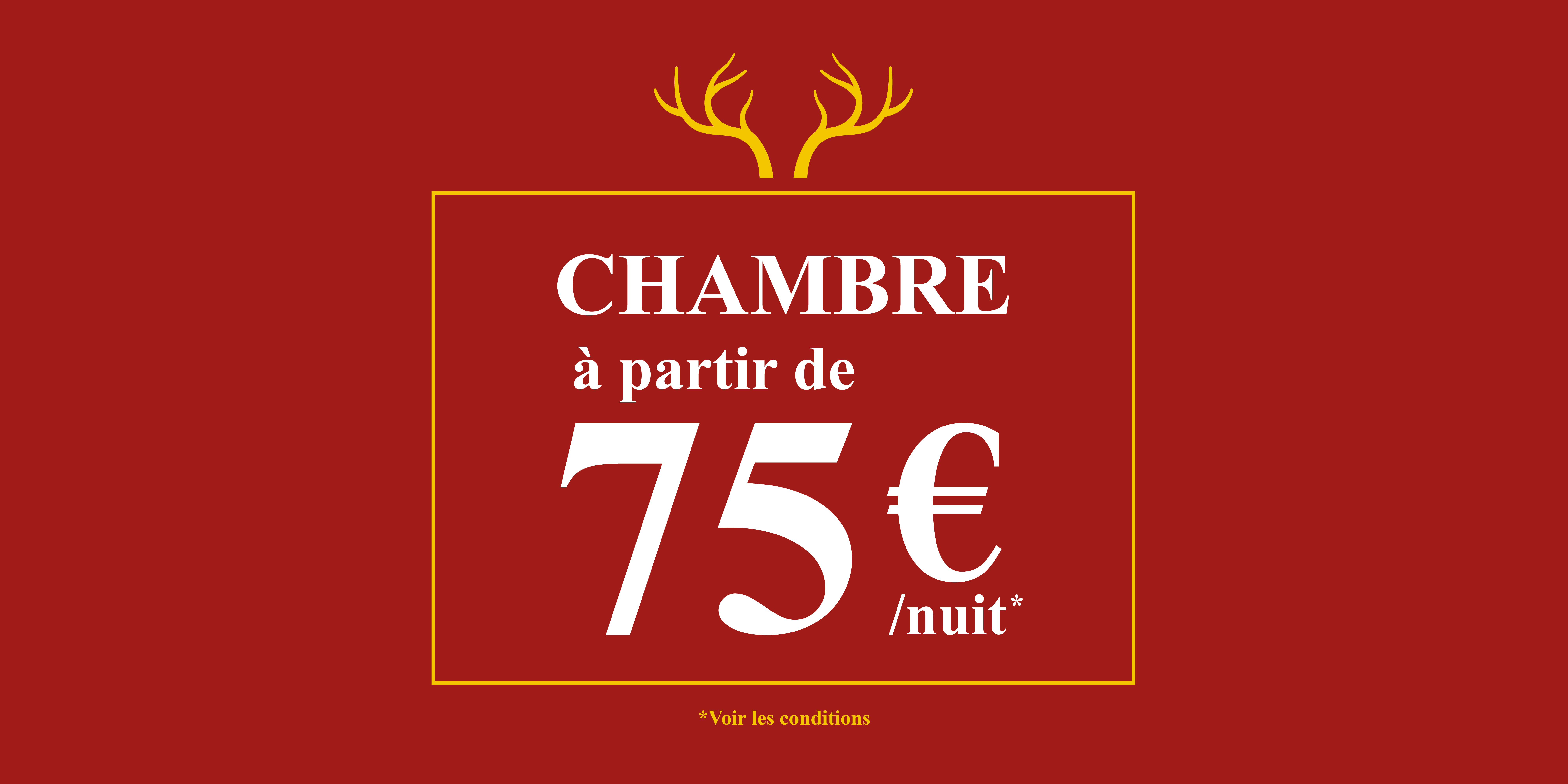 À partir de 75 € la nuit